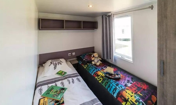 Plougasnou Casa | Camping de Mesqueau *** - Casa móvil Riviera Superior 3 habitaciones 4 Personas