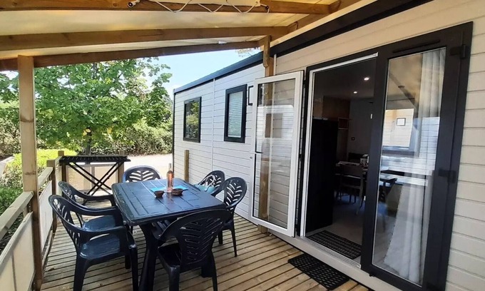 Valensole Casa | Camping Oxygène *** - Mobile Home Texas Standard. 4 rooms 6/8 people Air-conditioned