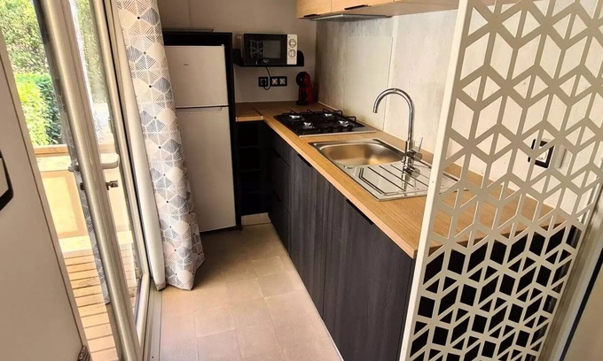 Valensole Casa | Camping Oxygène *** - Mobile Home Arizona Standard. 4 rooms 6 people Air-conditioned
