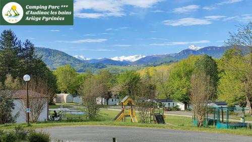 Montjoie-en-Couserans Otro | Camping Parc d'Audinac les Bains 3 étoiles - Piscine chauffée - Vue montagne