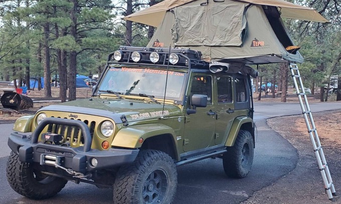 Olde Carlsbad Casa | Camping ready jeep, go anywhere.