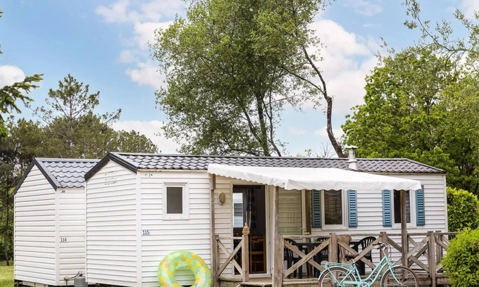 La Trinite-sur-Mer Casa | Camping Romanée Le Kervilor**** - COMFORT mobile home - 1 bedroom for 2 people