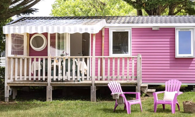 Landevieille Casa | Camping Romanée L'Evasion**** - Mobile home CONFORT - 3 bedrooms - Clim. 6 persons