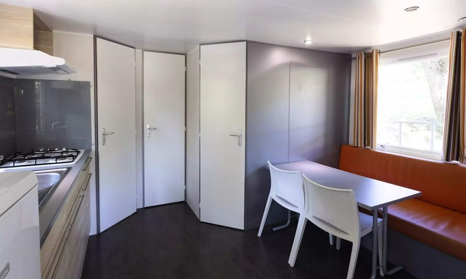Servies Casa | Camping Saint Pierre de Rousieux *** - Casa móvil Ohara 3 habitaciones 4 Personas