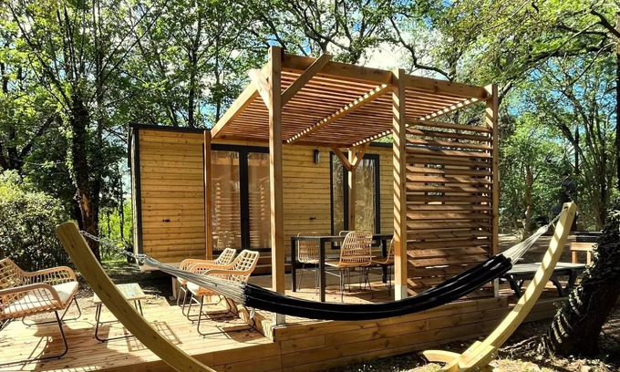 Cendras Casa | Camping Sunêlia La Clémentine **** - Lodge Sunêlia Luxe 32m² - 2 chambres 4 personnes