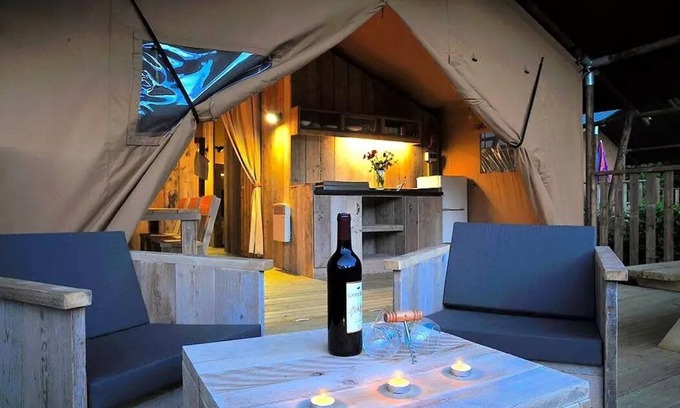 Pezuls Casa | CAMPING THE FORET *** - Woody Lodge with bathroom 4 people