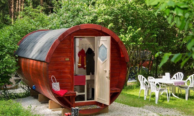 Pleinfeld Cabina | Campingfass - Waldcamping Brombach