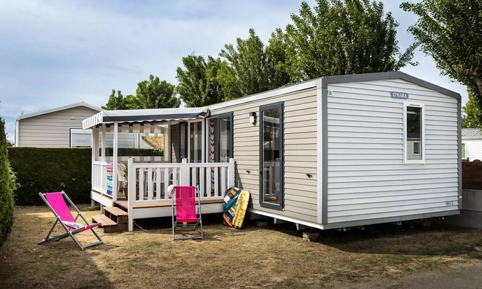 Saint-Hilaire-de-Riez Casa | Camping Domaine des Salins **** - Casa móvil 3 habitaciones 4 personas