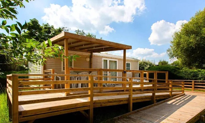 Saumur Casa | Campsite Flower L'Ile d'Offard **** - Mobile home 32m² 2 bedrooms + terrace - suitable for people with reduced mobility 5 people