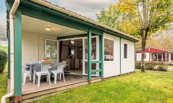 Badefols-sur-Dordogne Chalet De Esquí | Campsite maeva Getaways Les Bö-Bains **** - Chalet Dream Comfort 3 Rooms 4/6 People Air-conditioned