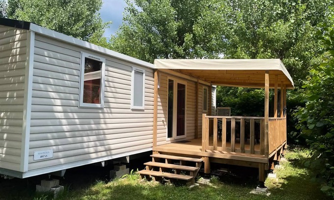 Saint-Vincent-de-Cosse Casa | Campsite Flower le Tiradou*** - Mobile home Premium Magnolia 4 rooms 6 people