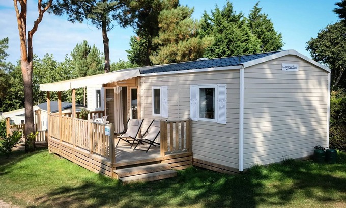 Puy-l'Eveque Casa | Camping L'Evasion **** - Mobil Home 5 Habitaciones 10 Personas