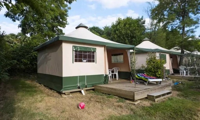 Mazeres Casa | Camping La Bastide *** - Tienda amueblada Cyrus 3 habitaciones 4 personas sin baño