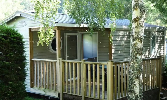 Champagnac-le-Vieux Casa | Camping La Chanterelle *** - Casa móvil Ophéa 3 habitaciones 4 Personas