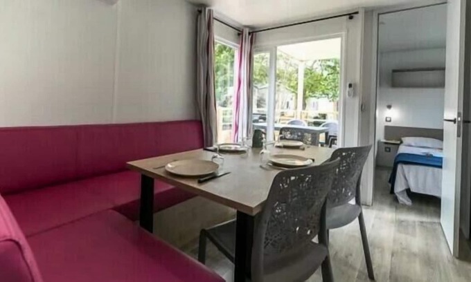 Nefiach Casa | Campsite La Garenne*** - Mobile home Lodge 4 rooms 6 people Air-conditioned