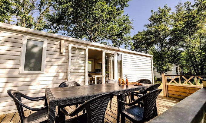 Huelgoat Casa | Campsite La Rivière d'Argent *** - Mobil-home SMALA - 4 bedrooms 8 persons