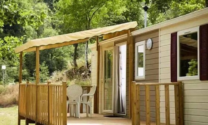 Serignan-Plage Casa | Camping Le Clos Virgile **** - Casa móvil 3 piezas 4/6 personas