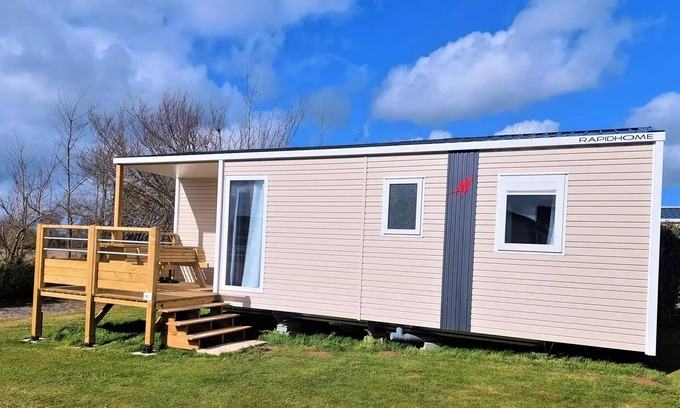 Balleroy Casa | Campsite Le Clos de Balleroy *** - Mobil Home Lodge 83 Comfort plus 3 bedrooms - 28 m2 + integrated terrace of 8 m 6 people