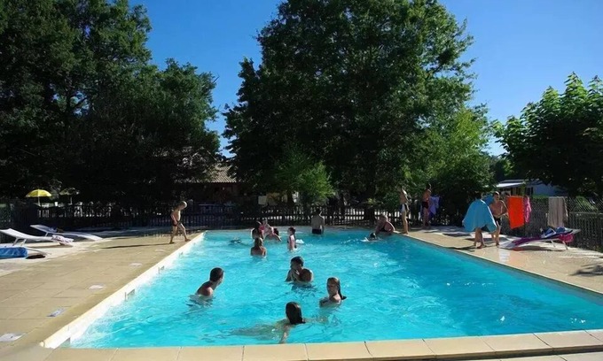 Grayan-Et-L'Hopital Casa | Camping Les Franquettes **** - Casa móvil XXL de 4 habitaciones para 6 personas