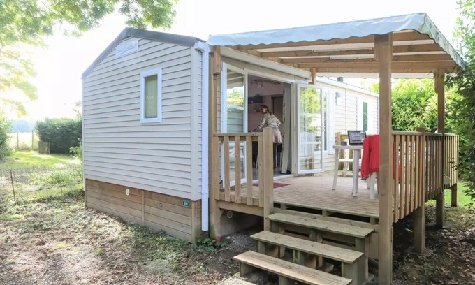 Saint-Leu-dEsserent Casa | Campsite Le Pré des Moines *** - Mobile home VERVEINE +++ 2 bedrooms 2 to 6 people - 2 pers. included in the tariff