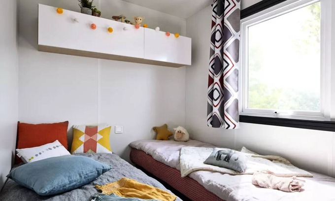 Saint-Maximin Casa | Campsite Le Pré des Moines * - CAPUCINE + mobile home 3 bedrooms 2 to 8 people - 2 people included in the price
