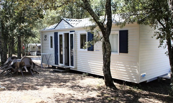 Junas Casa | Campsite Les Chênes *** - MOBILE HOME Comfort - 2 ch - 26.52m2 / Oak Green 4 people