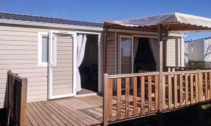 Torreilles-Plage Casa | Campsite Les Dunes***** - Classic 3-room mobile home for 4 people Air-conditioned