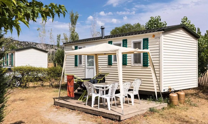 Torreilles-Plage Casa | Campsite Les Dunes***** - Mobil-home Classic 3 rooms 4 people air conditioned