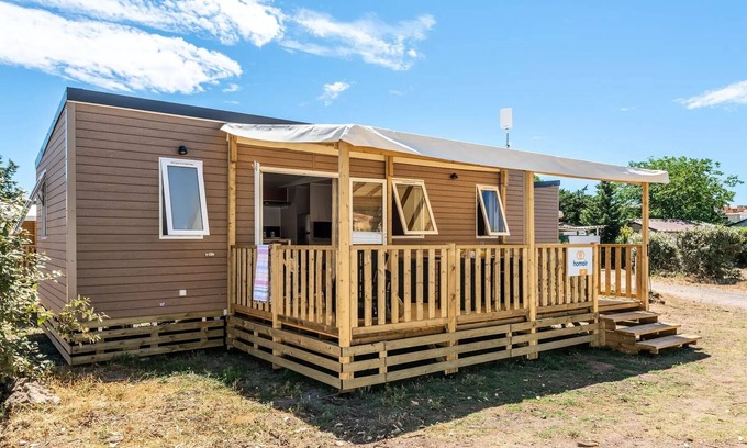 Crach Casa | Campsite Romanée Le Fort Spanish **** - Mobile home Premium 4 rooms 6 people air-conditioned