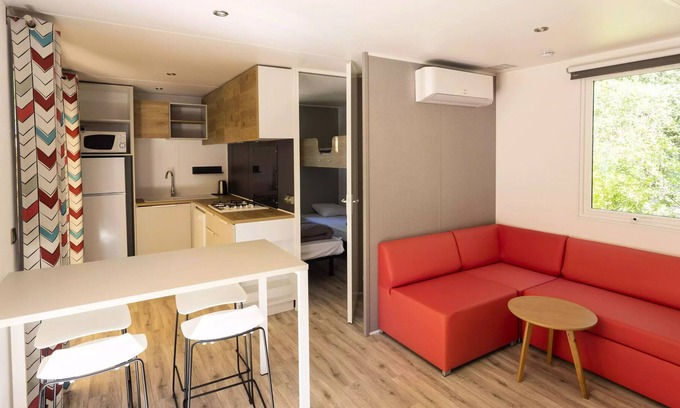 Servies Casa | Camping Saint Pierre de Rousieux *** - Casa móvil 3 Piezas 4/5 Personas