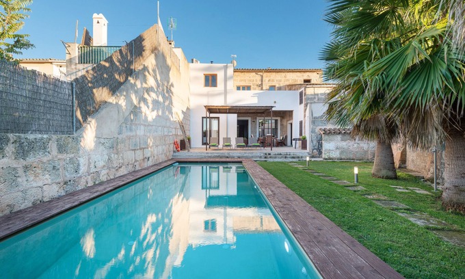 Algaida Villa | CAN SERRAL - Villa con piscina privada y WIFI Gratis