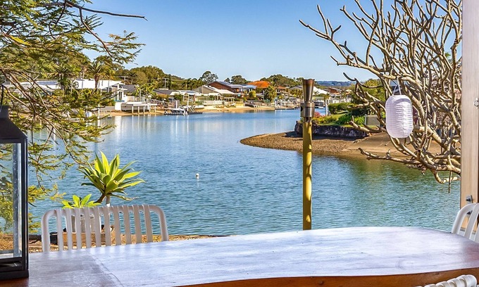 Maroochydore Casa | Canal Front family Home with expensive undercover outdoor area and pool