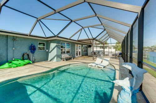 Port Charlotte - Charlotte Harbor Casa | Canal-Front Home with Private Dock in Port Charlotte