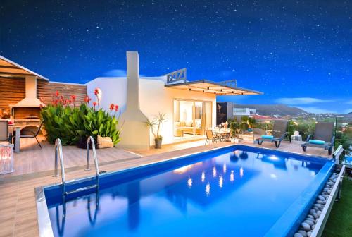 Vathi Casa | Canes Villa Beheizter Pool