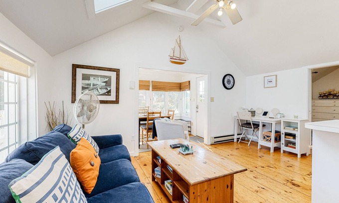 Mashpee Cabaña | Cape Cod cottage with patio - near golf, 100 yards to private Mashpee Beach
