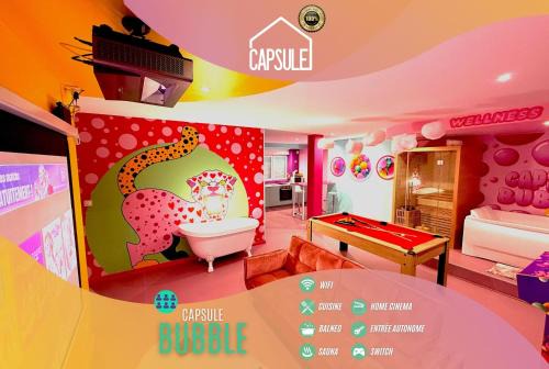 Maubeuge Apartamento | Capsule Bubble Jacuzzi Sauna Switch 2