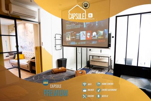Valenciennes Apartamento | Capsule Premium balnéo & home cinema