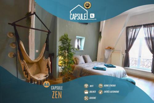 Roubaix Apartamento | Capsule Roubaix/Lille Balneo*Home cinéma*Billard
