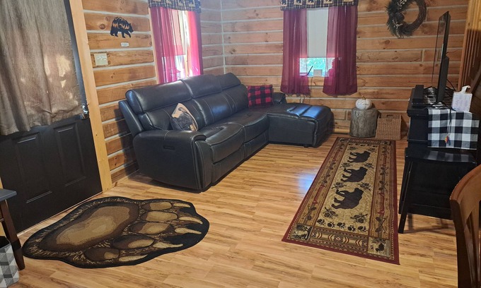 Birdseye Cabina | Cardinal Cabin with Hot tub, WIFI, Dish, park pass