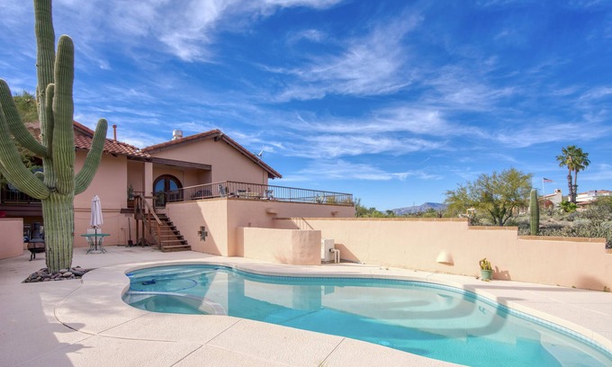 Cow Track Estates Casa | Carefree Hacienda. Private Property. 3BR, 2.5BA, 2 Level Home.