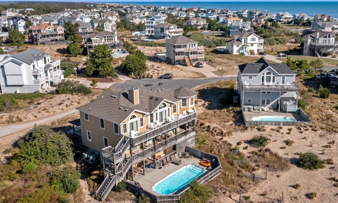 Ocean Hill Casa | Carolina Daydreamin': Ocean Views, Private Pool & Spa