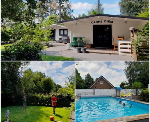 Schoonebeek Chalet De Esquí | Carpe Diem, het ruime chalet met houtkachel nabij Wildlands Emmen