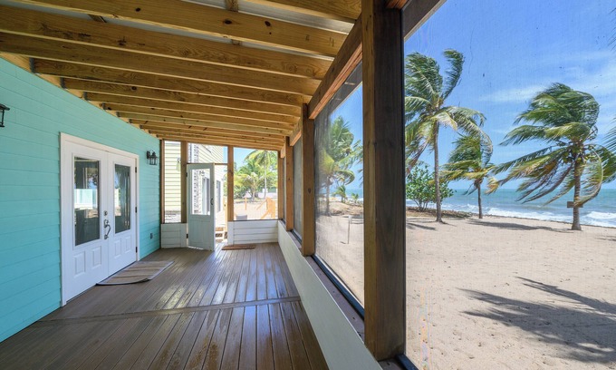 Hopkins Casa | Carrican Unit 1: Beachfront living with amazing views from the upper deck