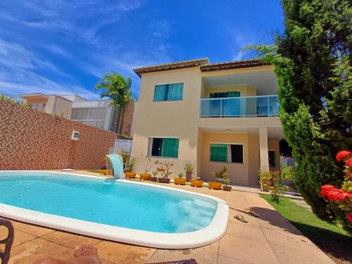 Barra do Jacuipe Casa | Casa 4 quartos no Condomínio parque de Jacuipe com acesso a praia e ao rio jacuipe