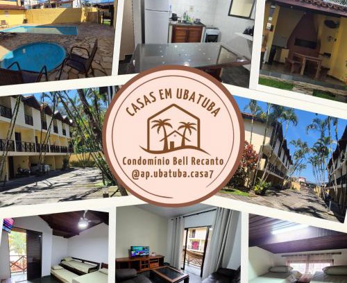 Umuarama Casa | Casa 6 em Condomínio com 2Quartos 1Mezanino Wifi Piscina Churrasqueira