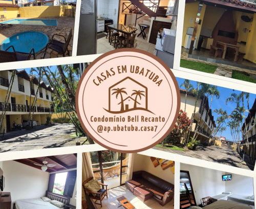 Umuarama Casa | Casa 7 em Ubatuba no Centro Condomínio com Piscina e Churrasqueira