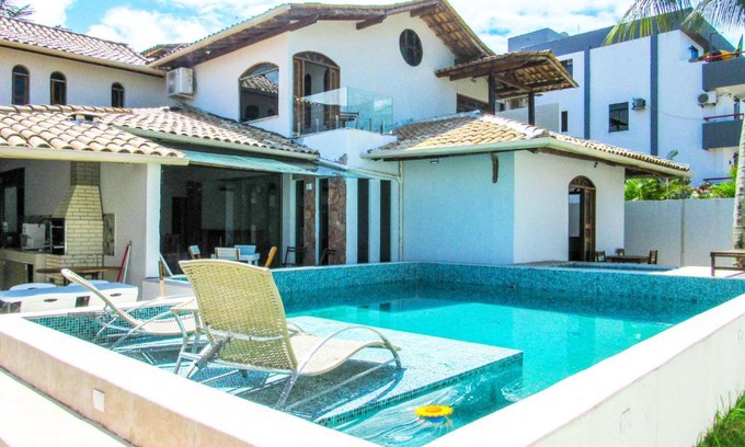 Sao Francisco Casa | Casa a 140m da Praia do Sul com Wi-Fi em Ilheus BA
