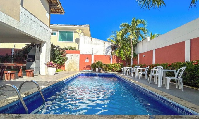 Pouso Alegre Buraquinho Casa | Casa a 50m do mar com 6/4 em Vilas do Atlântico/B