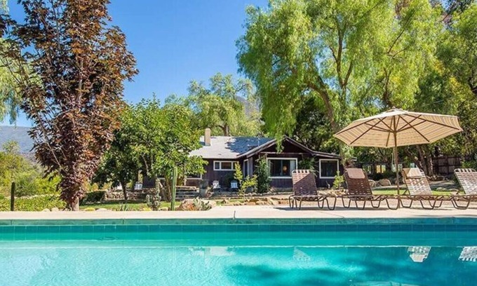 Ojai Casa | Impresionante bungalow Ojai con piscina