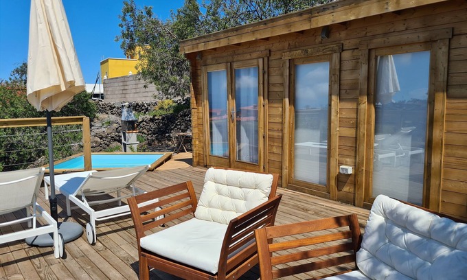 El Paso Cabina | Casa Abuelo Yano, con vistas al volcán de la Palma y la tranquilidad que buscas.
